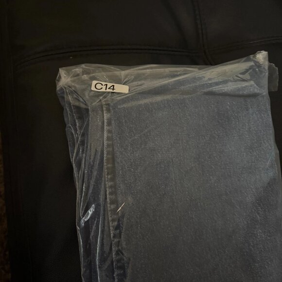 Wrangler Men's Straight Jeans Medium Wash Blue Denim Slash Pocket Classic 9x36 - Picture 13 of 13